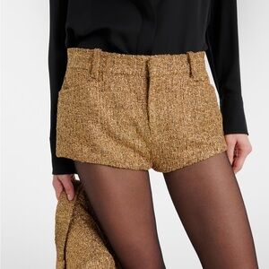 Tom Ford Croco Mini Short - Metallic Gold NWT!!!